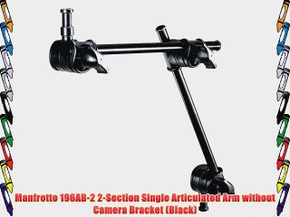 Manfrotto 196AB-2 2-Section Single Articulated Arm without Camera Bracket (Black)