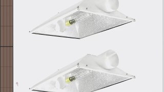 (2) CAP REF-008 XXXtreme 6 Air Cooled Grow Light Reflector Hoods w/ AlumaBrite