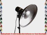 CowboyStudio 16-Inch Beauty Dish Reflector for Flash Monolights