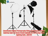 LimoStudio Digital Photography Video Continuous Softbox Lighting Light Kit Boom Stand Lighting