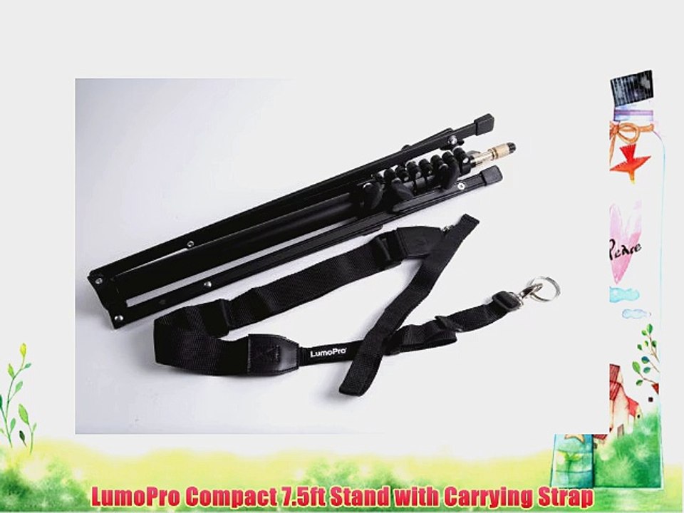 LumoPro Compact 7.5ft Stand with Carrying Strap