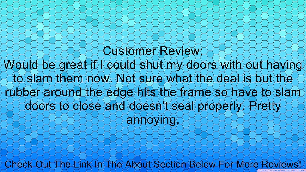 Rugged Ridge 13716.15 Denim Black Door Skin - Pair Review