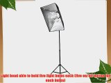 Fancierstudio 1000 watt softbox lighting kit softbox light kit video lighting kit with carrying