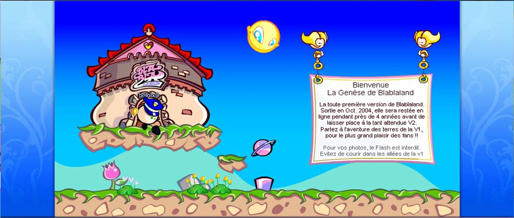 Blablaland - Alone en skin modérateur