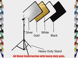 Fotodiox 11-Flag-Kit-18x24 Fotodiox Pro 18x24-Inch Studio Flag Panel Kit with Silver/White/Black/Gold