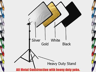 Fotodiox 11-Flag-Kit-18x24 Fotodiox Pro 18x24-Inch Studio Flag Panel Kit with Silver/White/Black/Gold