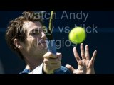 watch Andy Murray vs Nick Kyrgios full match live australian open 2015