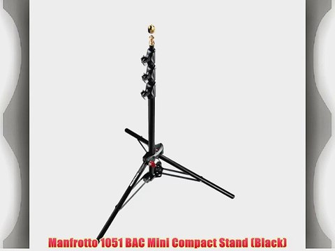 Manfrotto 1051 BAC Mini Compact Stand (Black)