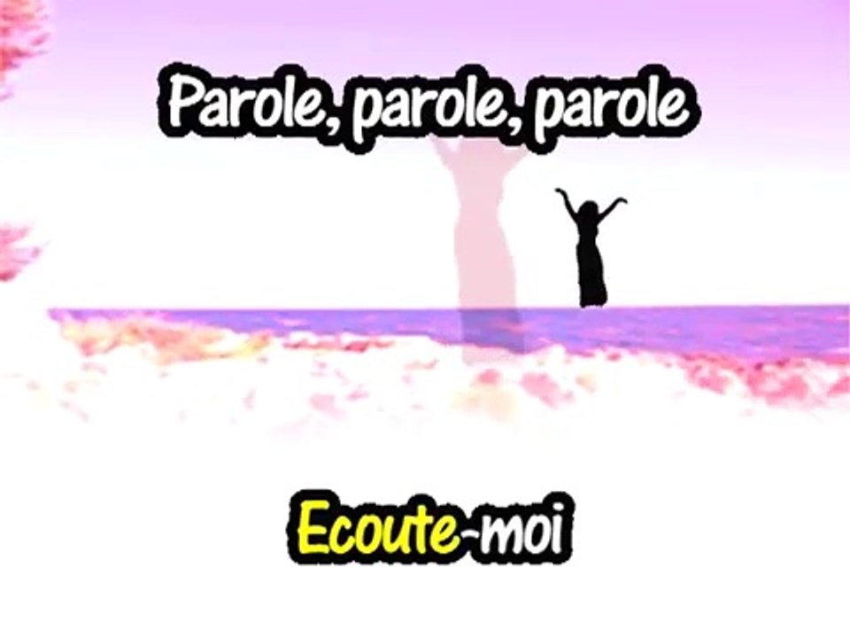 KARAOKE DALIDA et ALAIN DELON - Paroles paroles