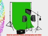 ePhoto Studio Continuous Video Light Softbox HoneyComb Grid Kit