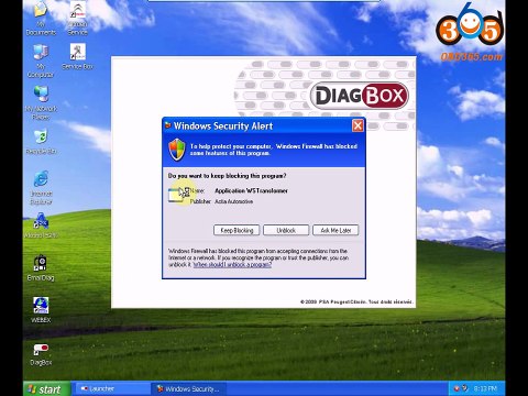 Diagbox V7.57 Software For Lexia-3 PP2000 Peugeot Citroen Diagnostic Tool Installation Video