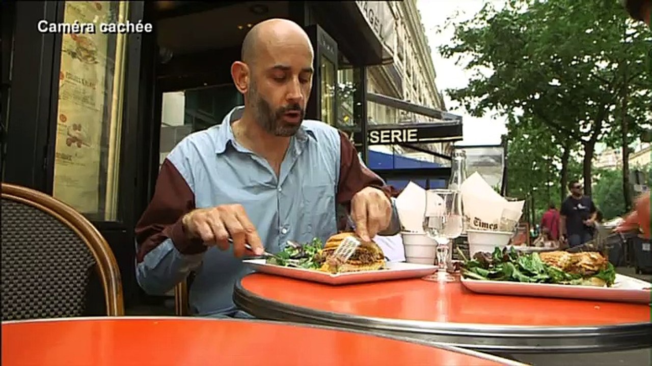 Burger sur le gril
