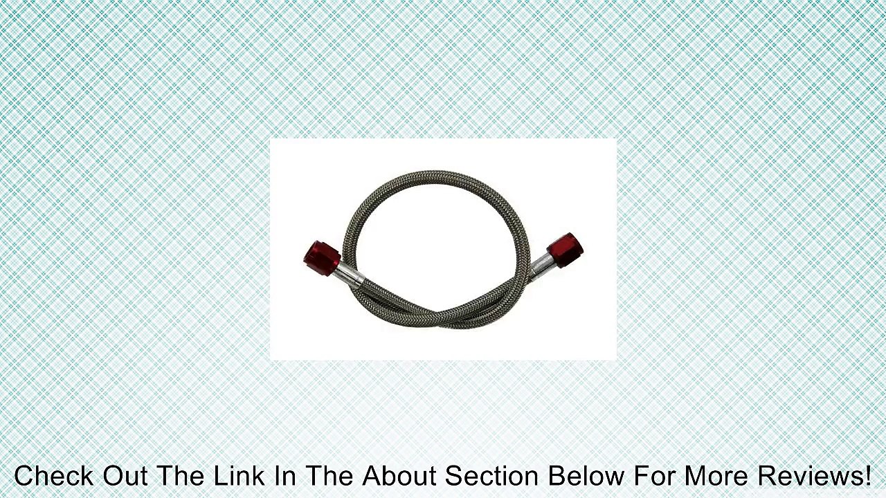 Nitrous Outlet 12" 4an Stainless Braided Hose (Red Fittings) Review