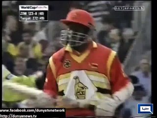 Dunya News - Saqlain Mushtaq Hat-trick in World Cup