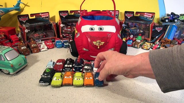 Disney Pixar Cars Lightning McQueen Carry Case, How Many Pixar Cars2 Lemons in the Case !