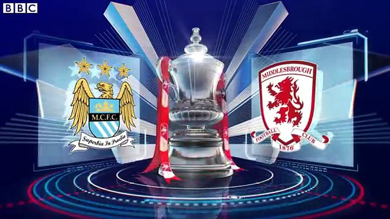 Manchester City Vs Middlesbrough 0-2 - All Goals & Match Highlights - January 24 2015 - FA Cup