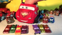 Disney Pixar Cars Lightning McQueen Carry Case, Guess How Many Ramones in the Case !