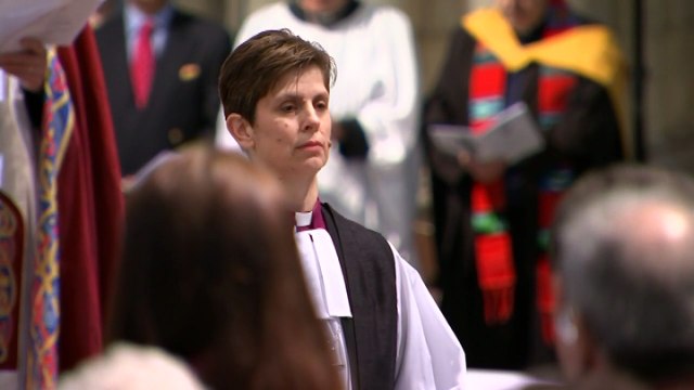 Protest as Bishop Libby Lane is consecrated