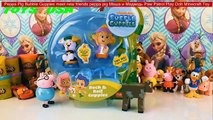 Peppa Pig Bubble Guppies meet new friends peppa pig Маша и Медведь Paw Patrol Play Doh Minecraft Toy