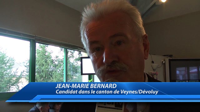 Hautes- Alpes : Jean-Marie Bernard Candidat aux élections départementale