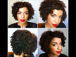 12 Months Natural hair First braid out