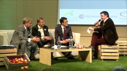 "Ensemble vers notre 3ème Révolution" avec Bruno Hug de Larauze (Pdt CCIR), Christophe Clergeau (VP CR) et François Burdeyron (Préfet 49)