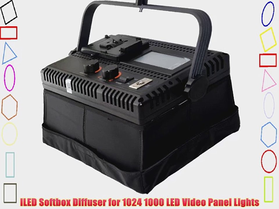 ILED Softbox Diffuser for 1024 1000 LED Video Panel Lights