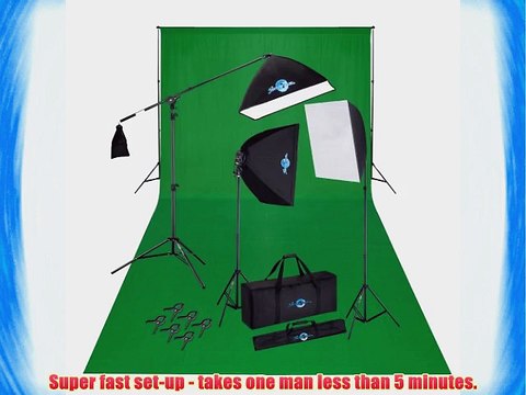 Shutter Starz 1044 SS6600 Premium Photography Economy Softbox Kit for Home Studio