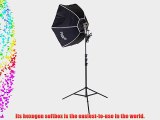 Photography Video Studio Lighting Kit with 1 Fluorescent Light Bank 1 35Hexogen Easy Softbox 1