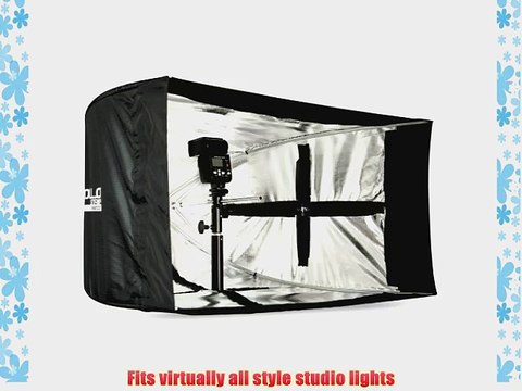 Westcott 2338 Apollo Strip Speedlite Kit (Black/Silver)