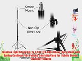 Fotodiox Light Stand Kit 2x 8.5 ft. (FX-806) Heavy Duty Stand with Spring Cushion Plus Padded