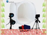 LimoStudio Photography Table Top 24 Softbox Studio Kit - Photo Soft Box Tent Two Portable High-Output