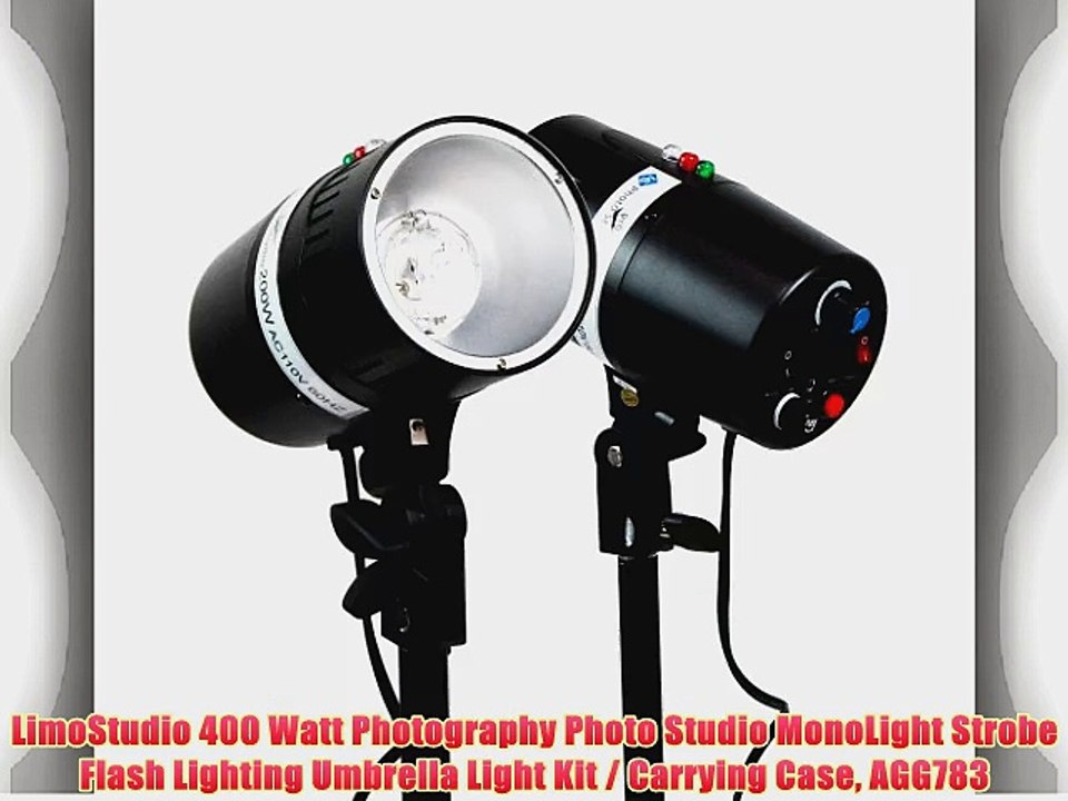 LimoStudio 400 Watt Photography Photo Studio MonoLight Strobe Flash Lighting Umbrella Light