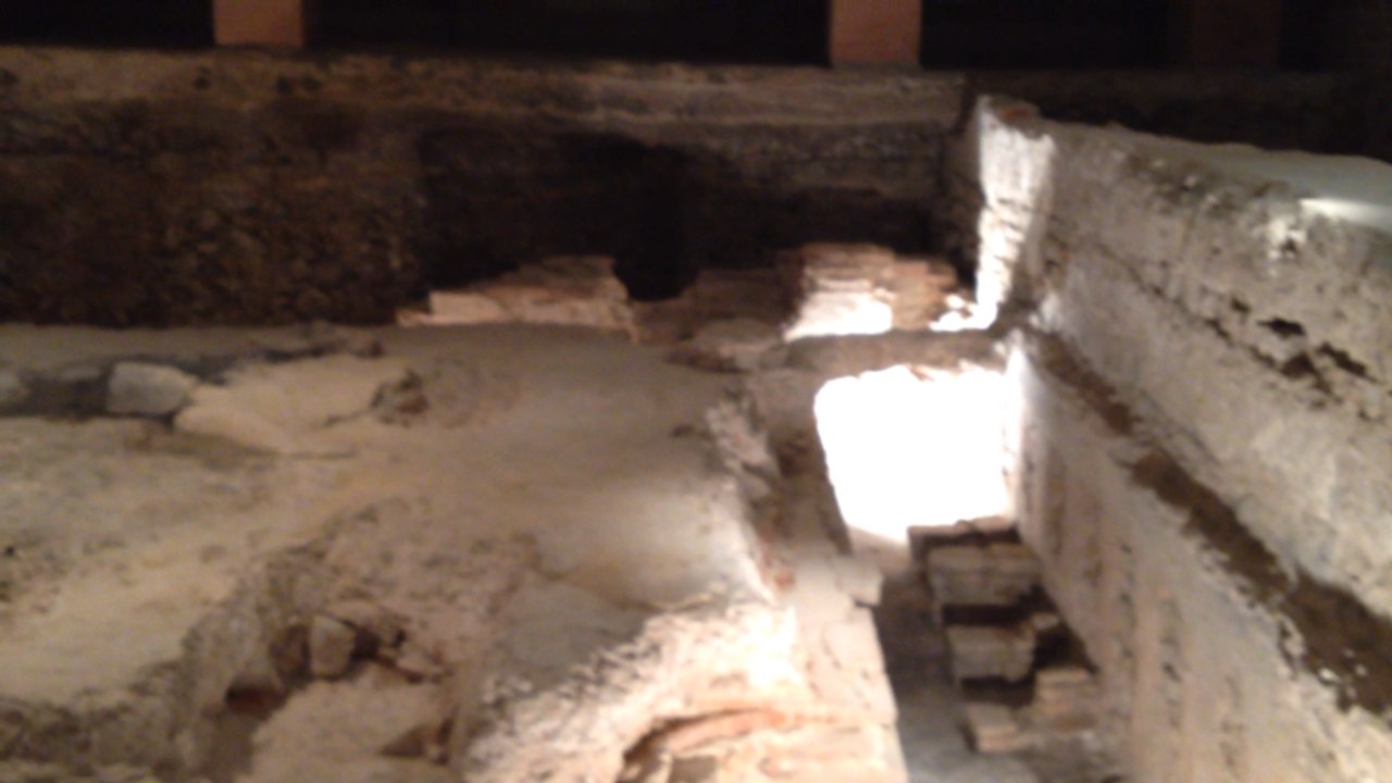 Les thermes romains nettoyés