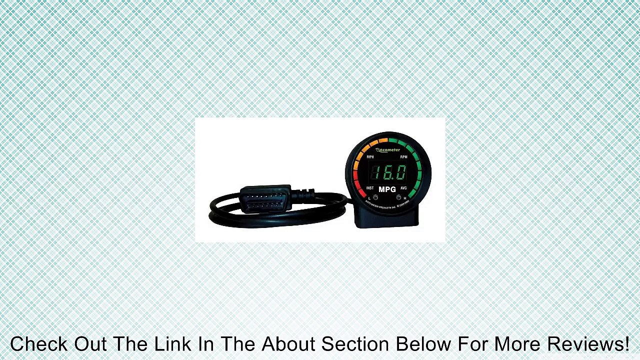 Auto Meter 9105 ecometer Fuel Consumption Gauge Review