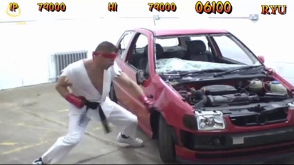 REAL LIFE Street Fighter Car Bonus Stage
