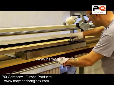 Máy đánh bóng mặt phẳng inox tấm hoặc hộp vuông www maydanhbonginox com