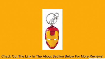 Marvel Iron Man Classic Face Color Pewter Keyring Review