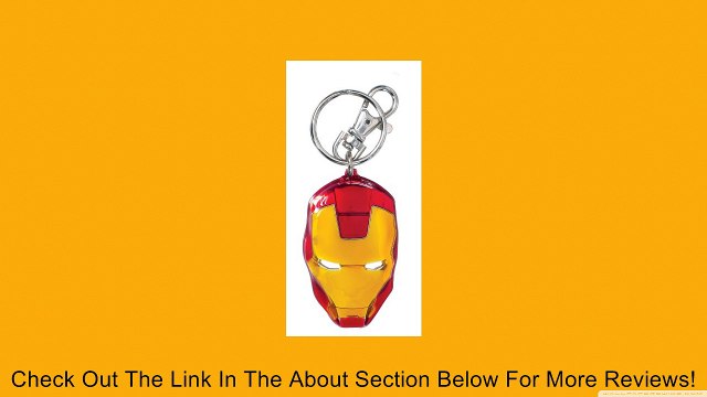 Marvel Iron Man Classic Face Color Pewter Keyring Review