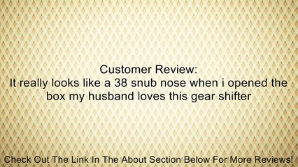 Novelty Revolver Gear Shift Knob for a Standard Car -4.75"H Review
