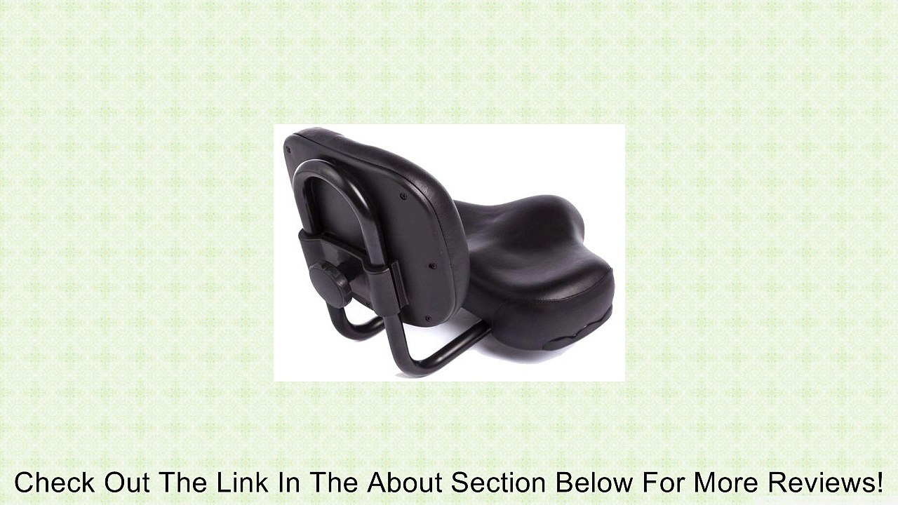 Black Bicycle Seat with Backrest Review