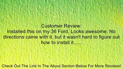 SINGLE 4 BARREL HOOD SCOOP, HILBORN STYLE, 6 FINNED Review