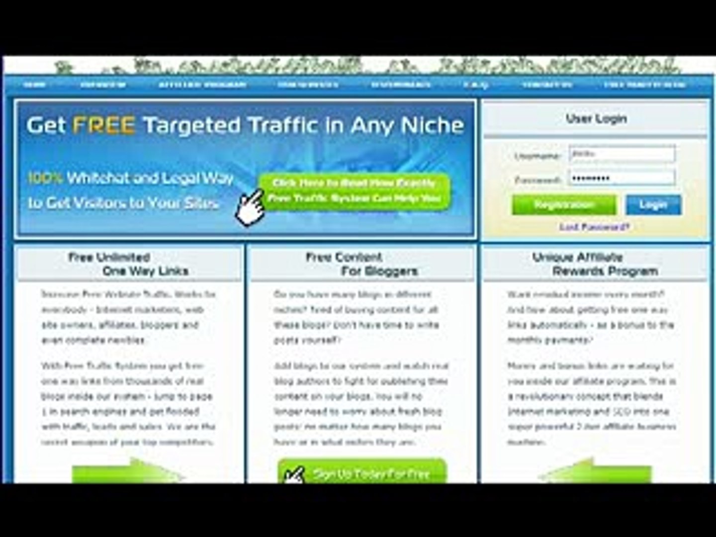 ⁣How To Get Backlinks using Free Traffic System HD Videos Tutorial