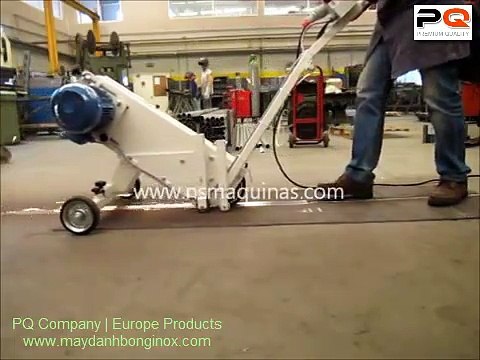 Máy mài mối hàn inox tấm phẳng, chuyên dụng mài sàn thép tấm www thietbinhapkhau com