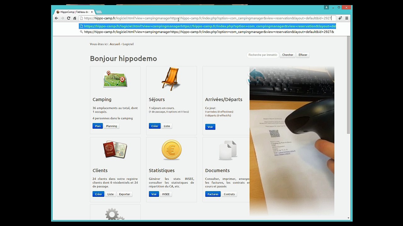 Innovation Hippocamp - Gagner du temps avec le QR Code