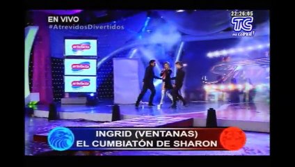 Atrevidos: Ingrid se presentó en la "Cumbiatón".