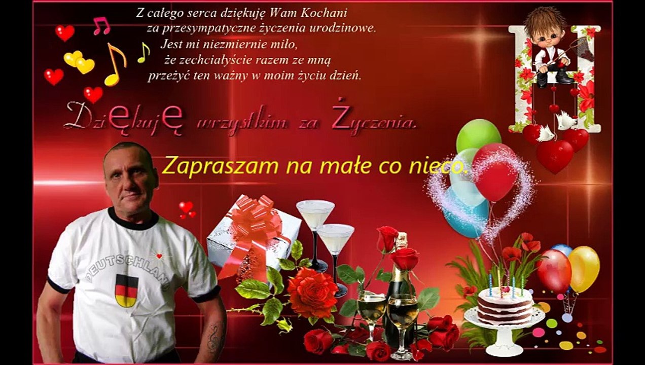 Dziękuję Kochani za Życzenia.