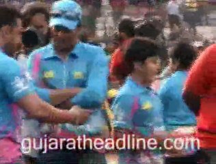 Salman Khan in Ahmedabad brand ambassador for Mumbai Heroes in CCL match