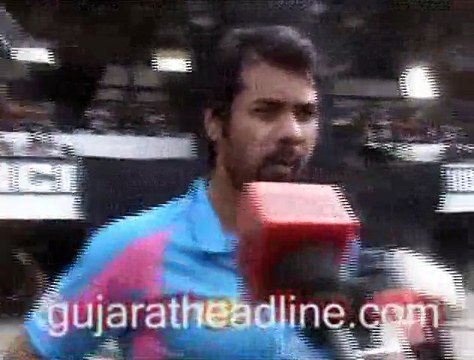 Shabbir Ahluwalia in Ahmedabad from Mumbai Heroes at CCL match