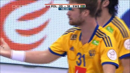 Poljska - Švedska 24-20 (10-11), početak kraja (56'), 26.01.2015. HD